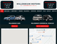 Tablet Screenshot of millenniummotorsedinburgh.co.uk